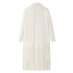 Damen Fransen-Blazer mit eleganter Passform und modernem Design EB