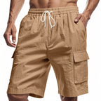 Technische Cargo-Shorts für Herren mit elastischem Kordelzugbund