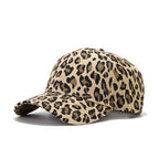 Damen-Baseballkappe mit Animal-Print