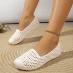 Damen bequeme Slipper aus atmungsaktivem Material EB
