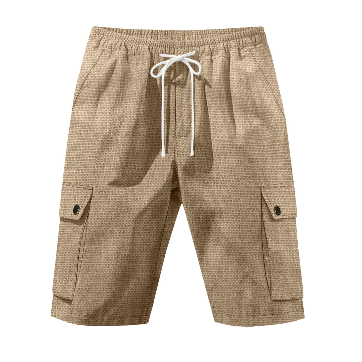 Lässige Cargo-Bermudashorts für Herren mit elastischem Bund