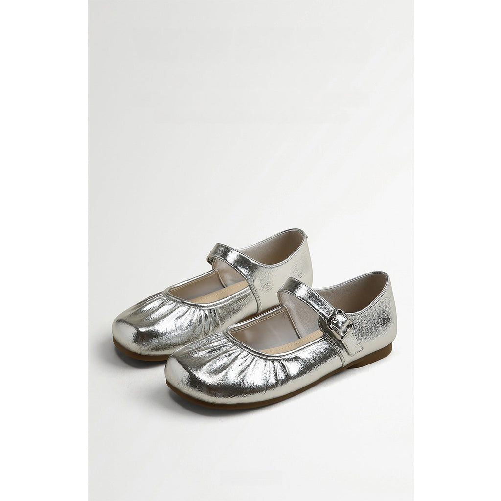 Damen Ballerina-Pumps mit modischem Riemchen und komfortablem Fußbett EB