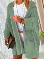 Damen Grober Strick-Cardigan EB