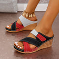 Damen Bequeme Keil-Sandalen EB