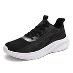 Damen Atmungsaktive Laufschuhe mit flexiblem Strick-Obermaterial und antirutsch Sohle EB