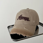 Vintage Distressed bestickte Baseballkappe
