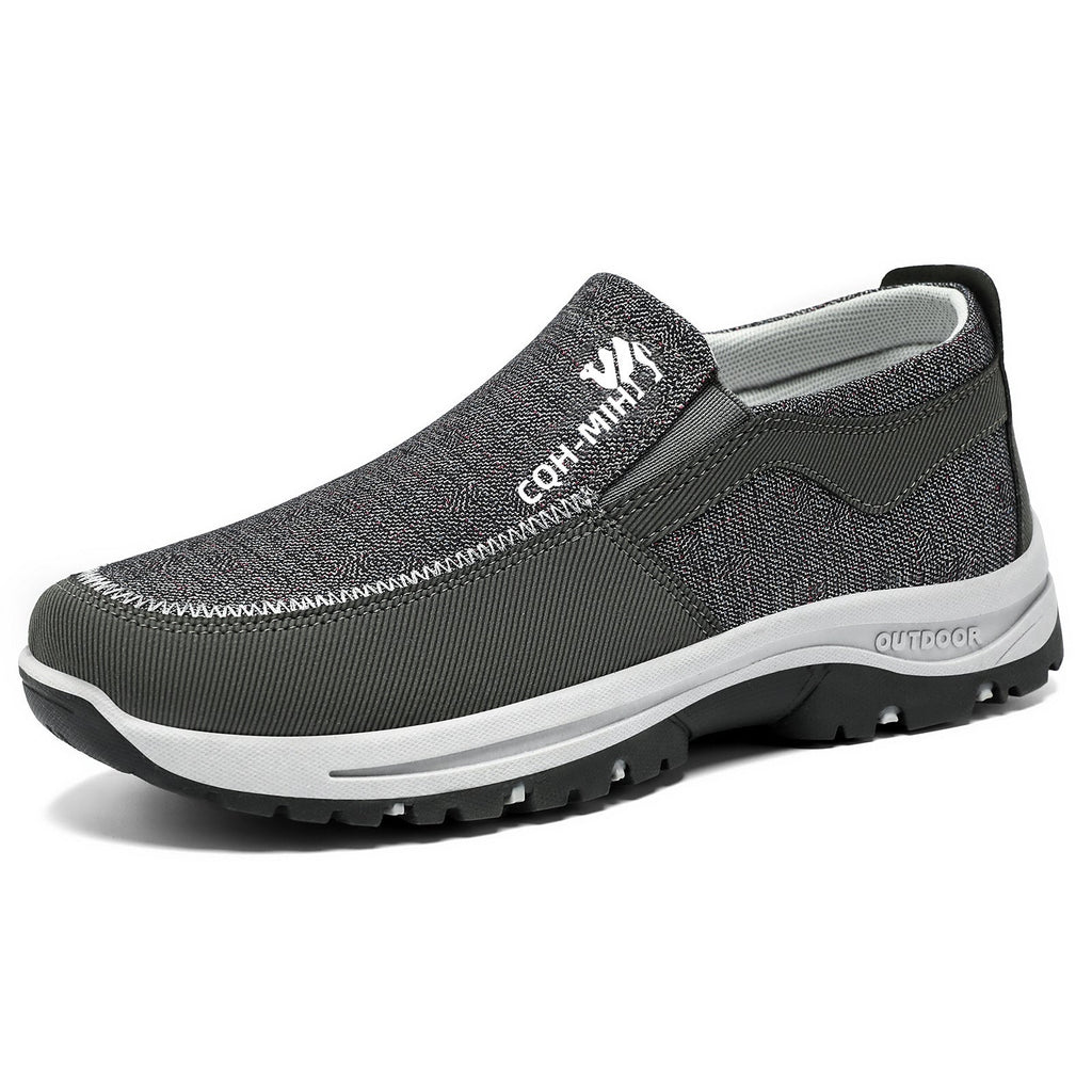 Damen Bequeme Slip-On Freizeitschuhe mit rutschfester Sohle und atmungsaktivem Obermaterial EB