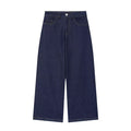 High-Waisted Jeansshorts für Damen mit weitem Bein