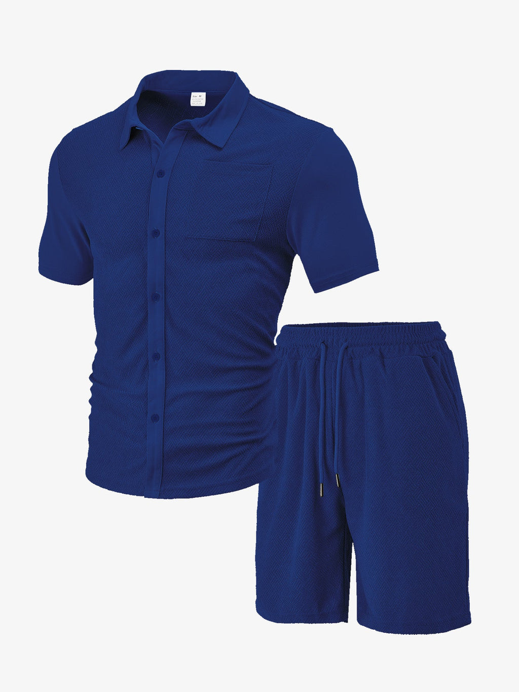 Freizeit-Set für Herren mit Hemd und Shorts