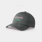 Baseballkappe mit Distressed-Effekt und Zitat