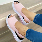 Damen Bunte Sandalen mit elastischer Ferse EB