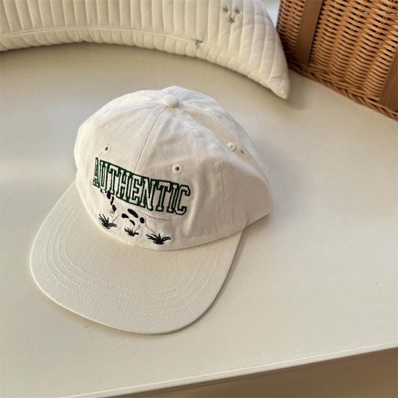 Baseballkappe mit Kuh-Grafik für Damen