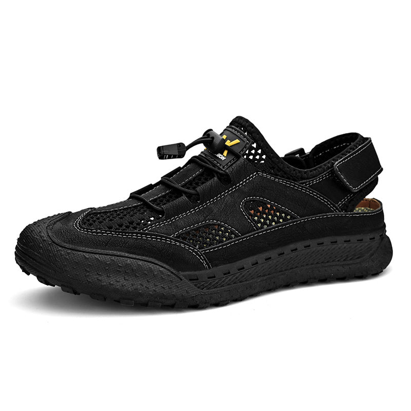 Damen Atmungsaktive Outdoor-Sandalen mit verstellbarem Riemen und rutschfester Sohle EB