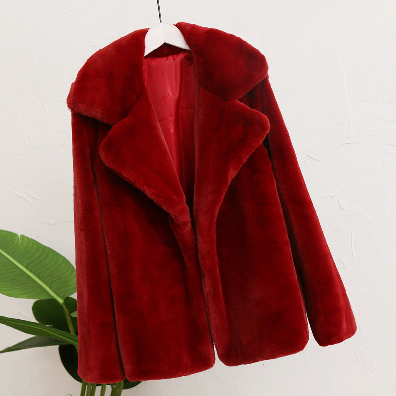 Damen Flauscher Mantel EB