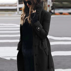 Damen eleganter und bequemer Trenchcoat EB
