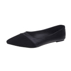 Damen elegante Ballerinas mit spitzem Zehenbereich EB