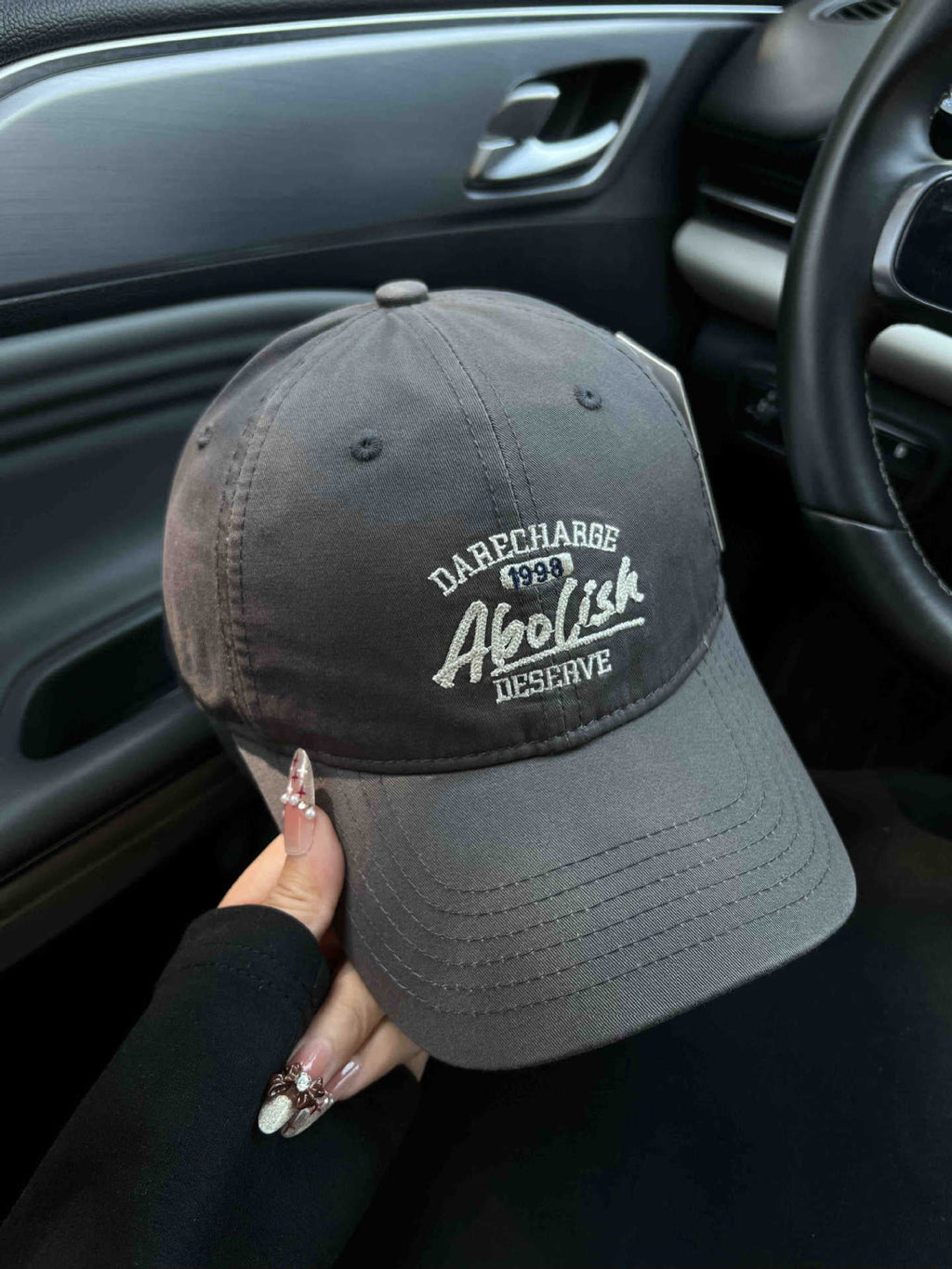 Freizeitkappe für Herren mit Distressed-Optik