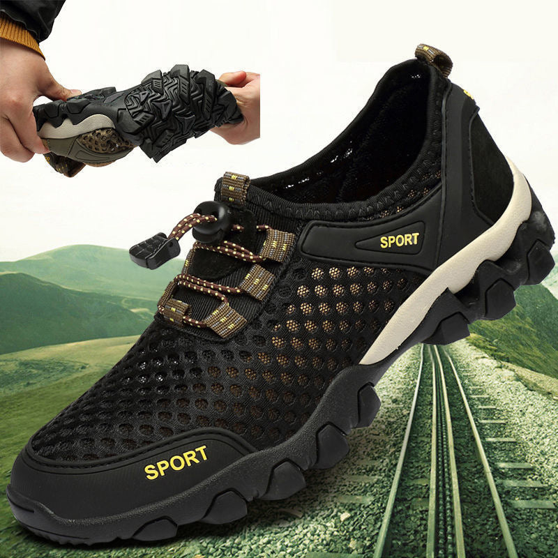 Damen Atmungsaktive Sport-Schuhe mit Schnellschnürsystem EB