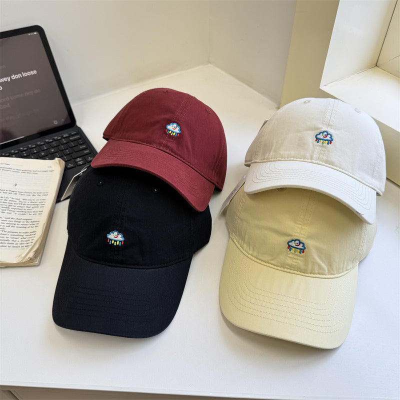 Damen Dad Hat aus Baumwolle mit Stickerei