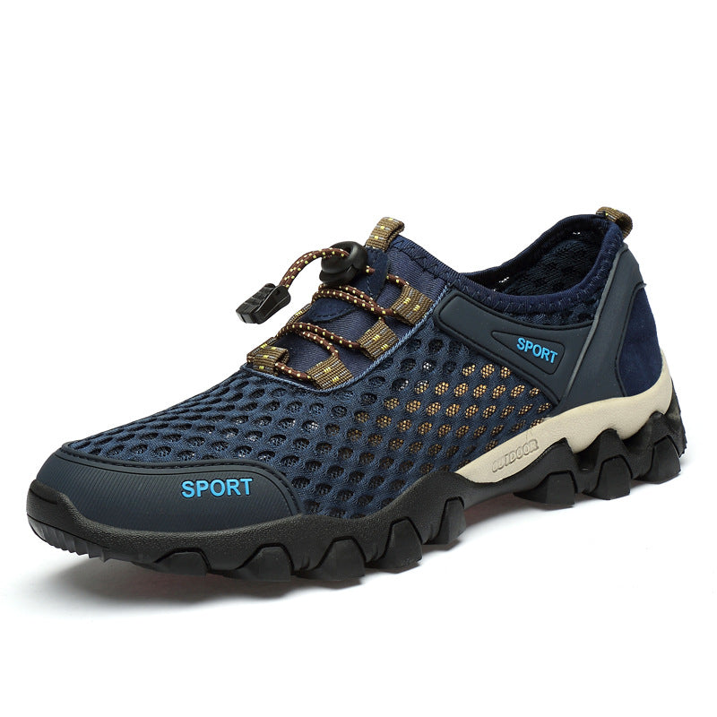 Damen Atmungsaktive und rutschfeste Sportschuhe mit elastischem Schnellschnürsystem EB