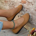 Damen Ballerinas mit flexiblem Obermaterial und rutschfester Sohle EB
