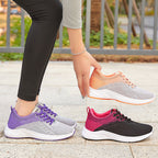 Damen Sportliche Laufschuhe mit atmungsaktivem Strickdesign EB