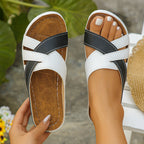 Damen Komfortable Riemchen-Sandalen mit anatomischer Fußbettgestaltung EB