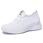 Damen Atmungsaktive Lauf- und Freizeitschuhe mit elastischem Strickoberteil EB