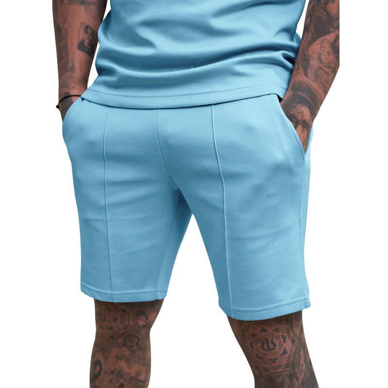 Herren Freizeithose aus Baumwoll-Mix mit Kordelzug