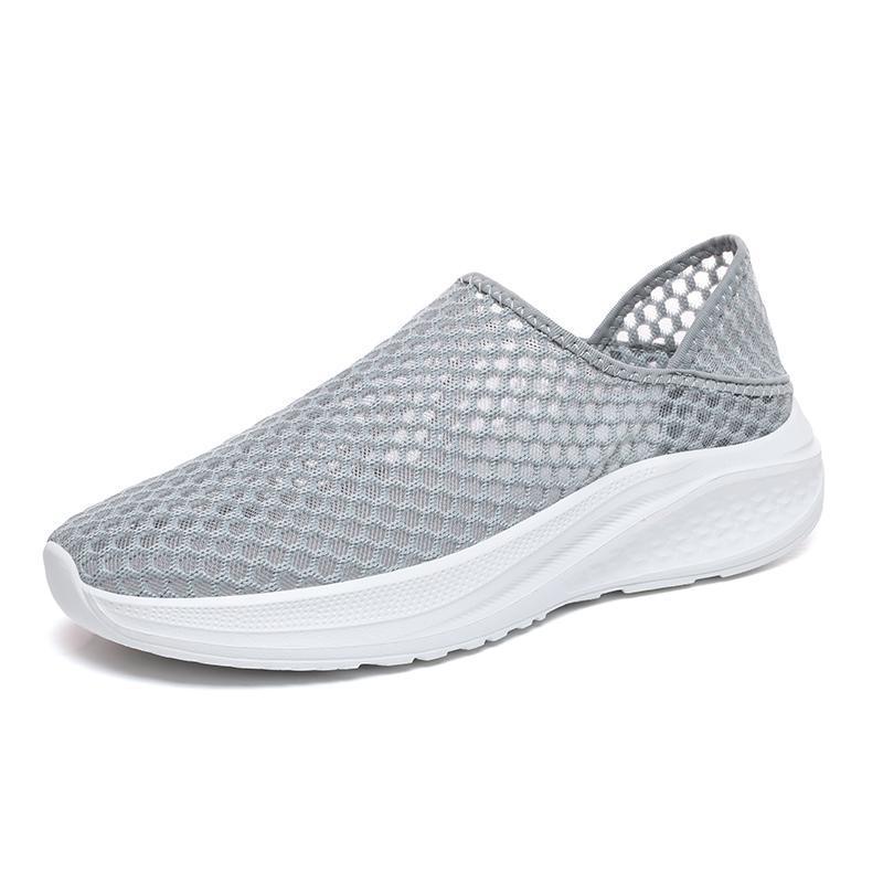 Unisex nan leichtgewichtiger Casual-Mule mit Honigwaben-Mesh, gepolstertem Fußbett und rutschfester Laufsohle EB