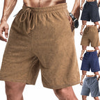 Herren-Frottee-Shorts mit elastischem Bund