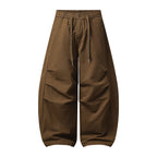 Weite Cargo-Bermudashorts für Damen mit Kordelzug und aufgesetzten Taschen