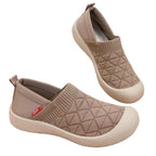 Damen Atmungsaktive Slip-On Freizeitschuhe mit rutschfester Sohle EB