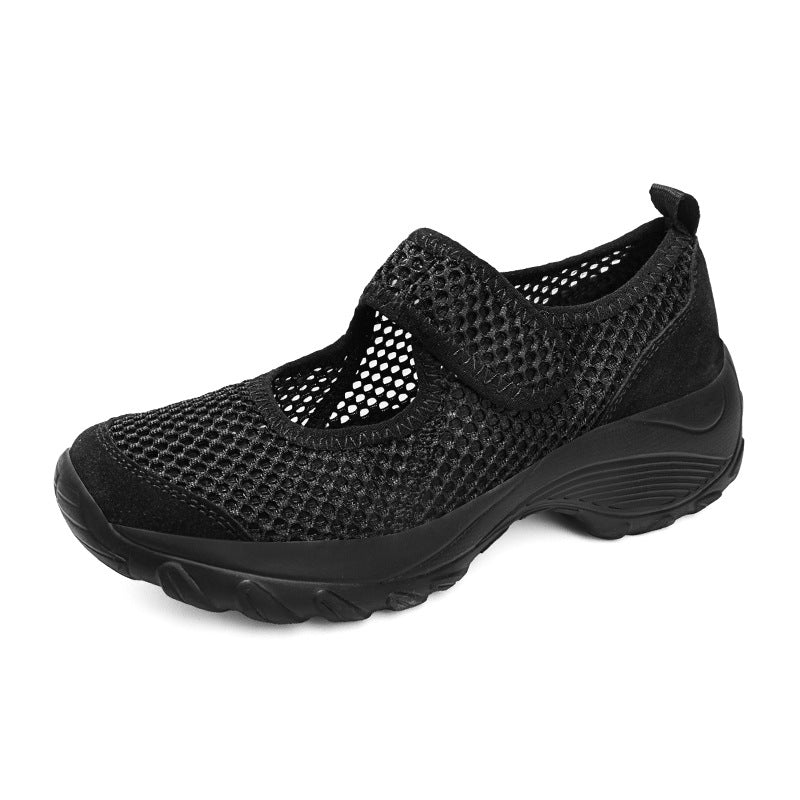 Damen Atmungsaktive Freizeitschuhe mit verstellbarem Riemen EB