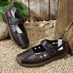 Damen Atmungsaktive Sandalen mit verstellbarem Klettverschluss und rutschfester Sohle EB