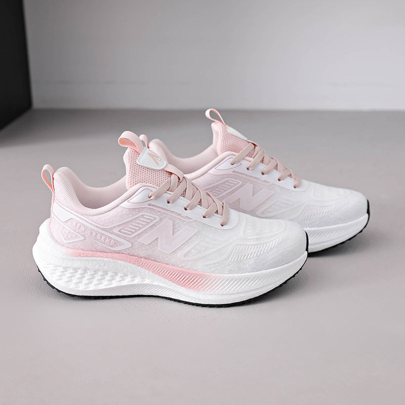 Damen Sportliche Laufschuhe mit atmungsaktivem Mesh-Obermaterial und dämpfendem Sohlenprofil EB