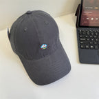 Damen Dad Hat aus Baumwolle mit Stickerei