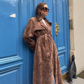 Damen eleganter Trenchcoat mit trendigem Oversized-Schnitt EB