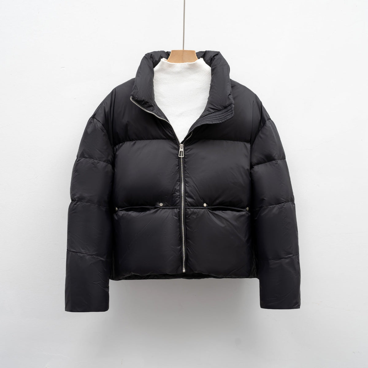 Damen hochwertige Steppjacke mit kurzem Schnitt EB