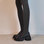 Damen Loafers mit robustem Blockabsatz und eleganter Riemchenverzierung EB