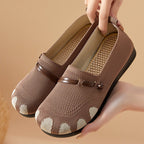 Damen Bequeme Slip-On Ballerinas mit flexiblem Obermaterial EB