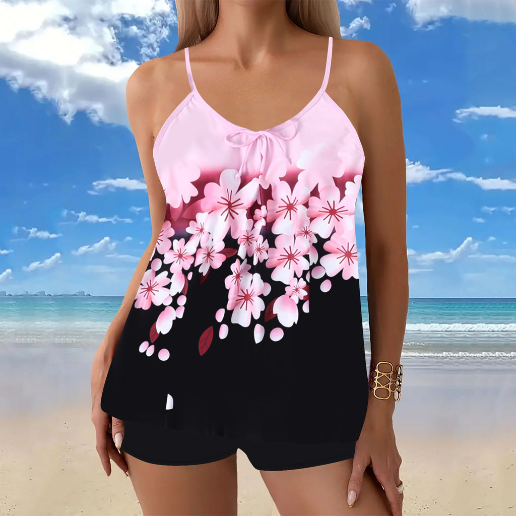 Lässiges Strand-Top mit Shorts für Damen