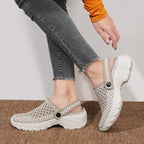 Damen Bequeme und atmungsaktive Clogs EB