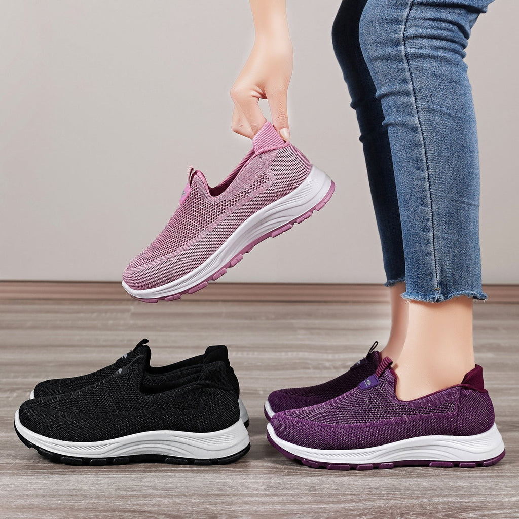 Damen Atmungsaktive Freizeitschuhe mit elastischem Einstieg EB