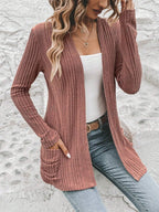 Damen lässiger Strickmantel EB