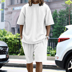 Oversized Loungewear-Set für Herren mit Boxy-Shirt und Shorts