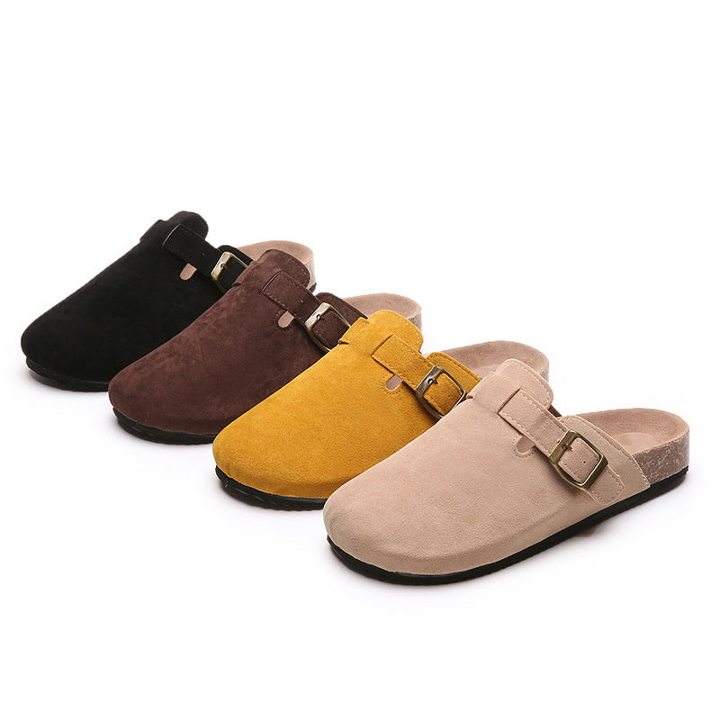 Damen Bequeme Clogs mit verstellbarem Riemen und ergonomischer Sohle EB