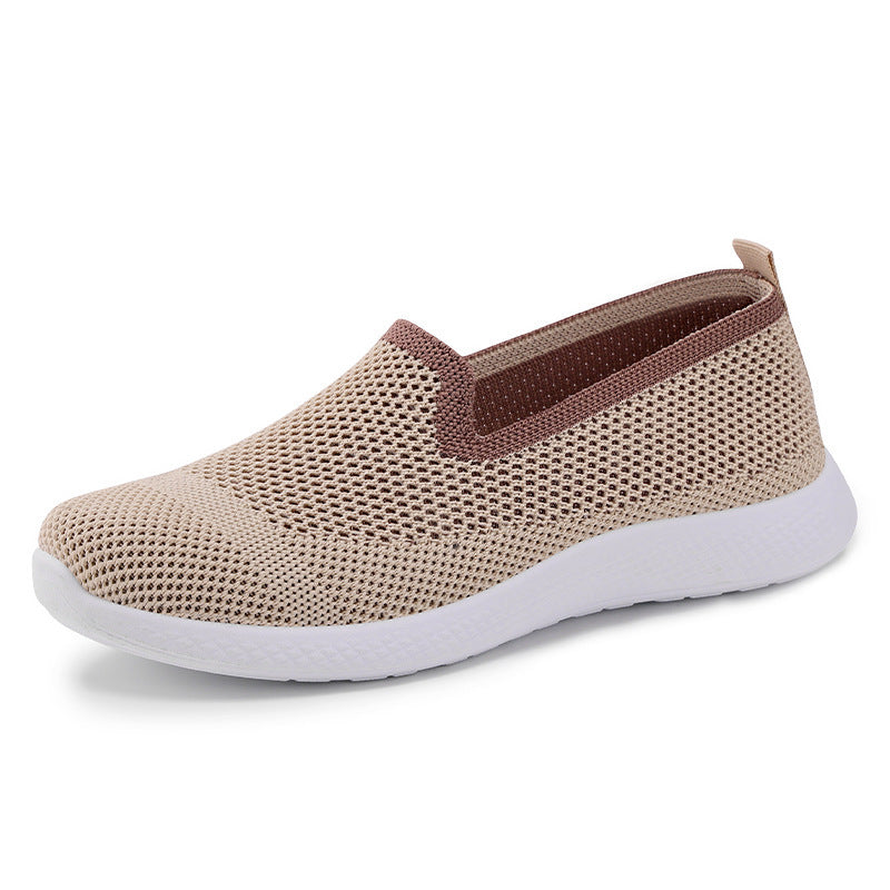 Damen Atmungsaktive Slip-On Freizeitschuhe mit flexiblem Design EB