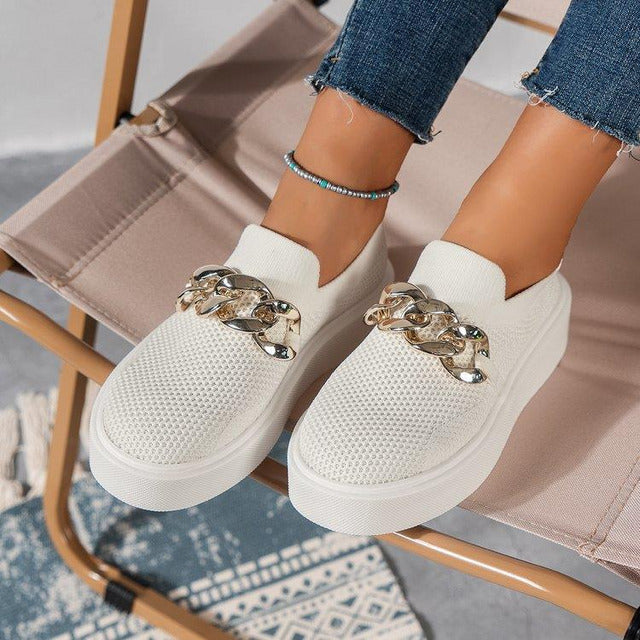 Atmungsaktive Plattformschuhe EB