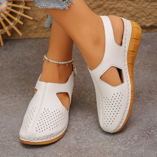 Damen Bequeme Clogs mit luftigen Cut-Outs EB